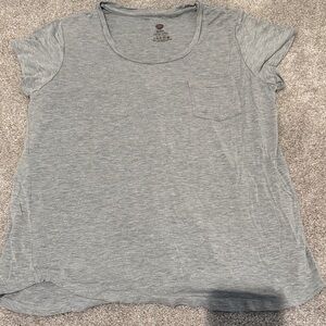 Women’s Kindred Bravely Lightweight Gray Pocket Nursing Tee